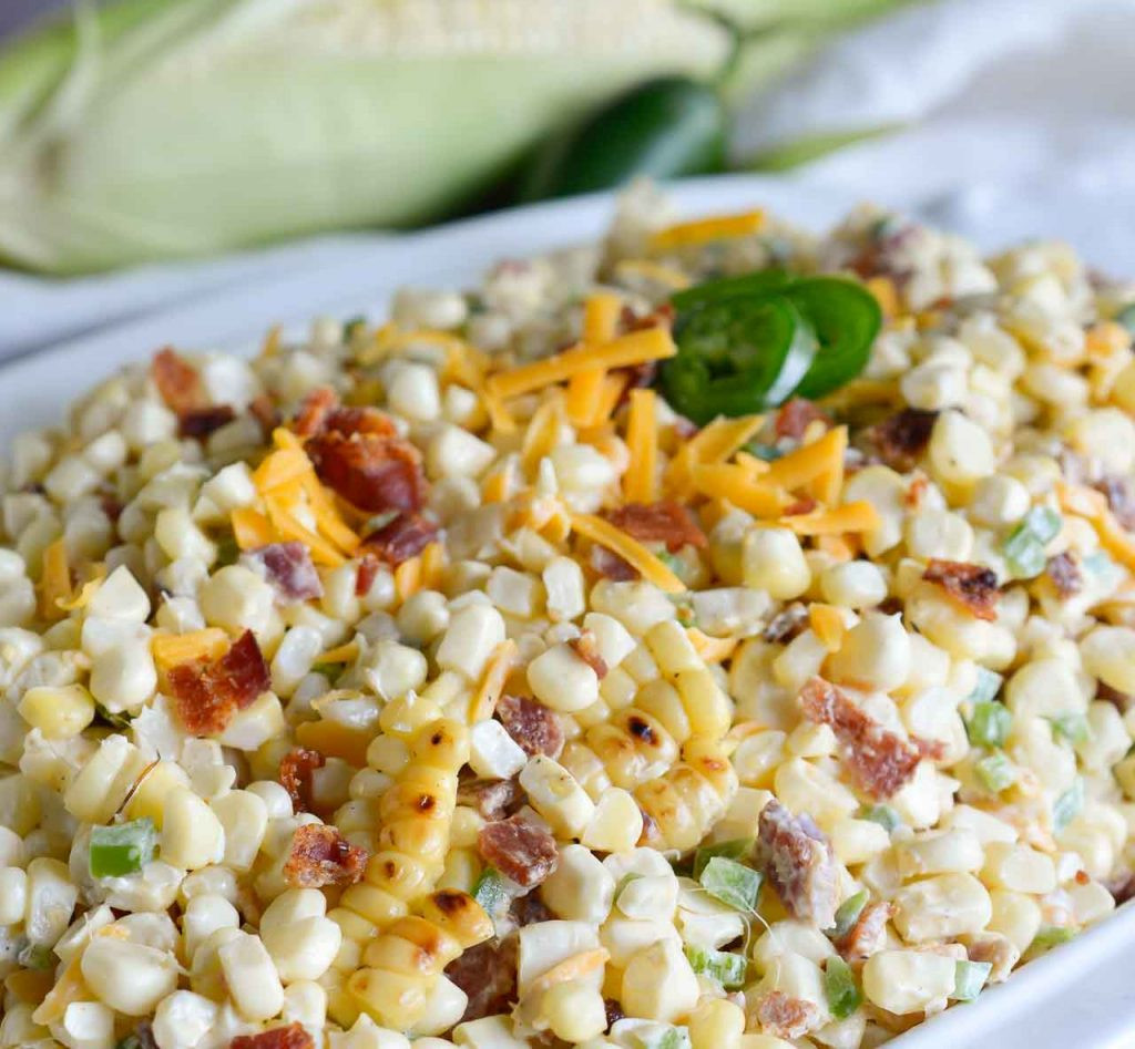 Corn Salad Recipes
 Jalapeño Popper Grilled Corn Salad Recipe WonkyWonderful