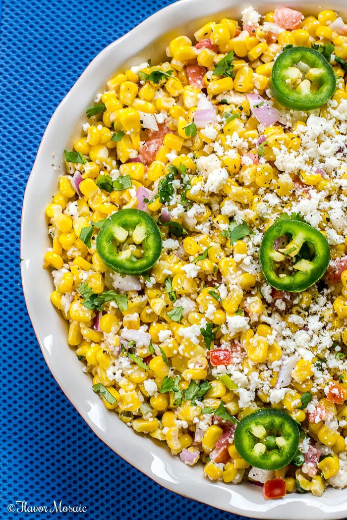 Corn Salad Recipes
 Mexican Street Corn Salad Elote Deconstructed Flavor