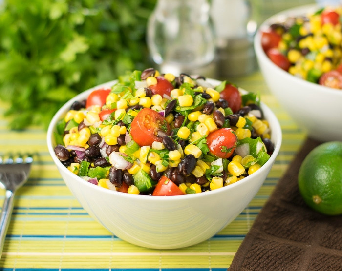 Corn Salad With Black Beans
 Black Bean and Corn Salad Recipe with Lime Juice Fox