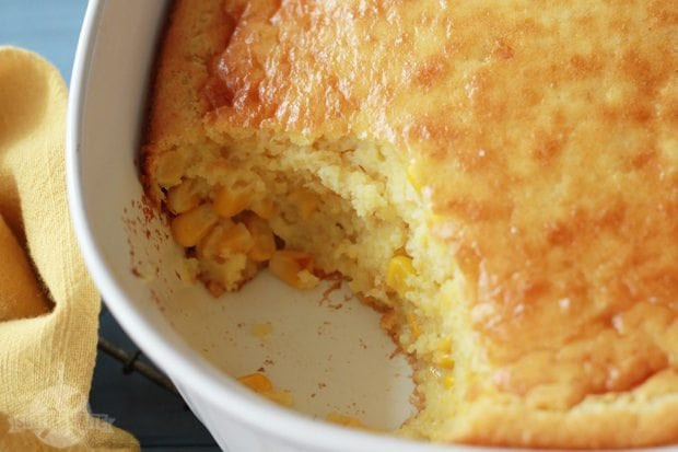 Corn Spoon Bread
 Sweet Corn Spoonbread and a Great Big "Thanks " Southern