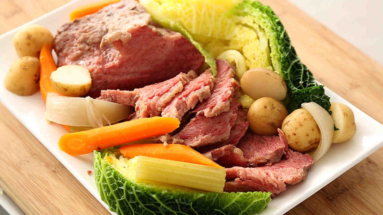 Cornbeef And Cabbage Recipe
 boiled corn beef brisket