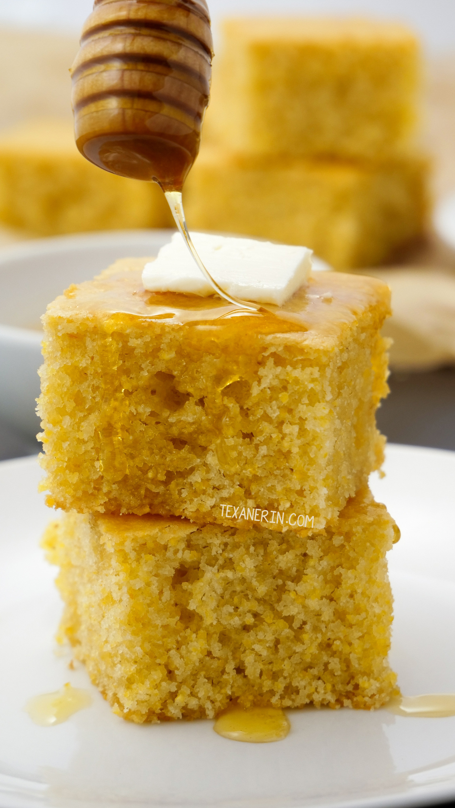 Cornbread Gluten Free
 Gluten free Cornbread vegan option Texanerin Baking