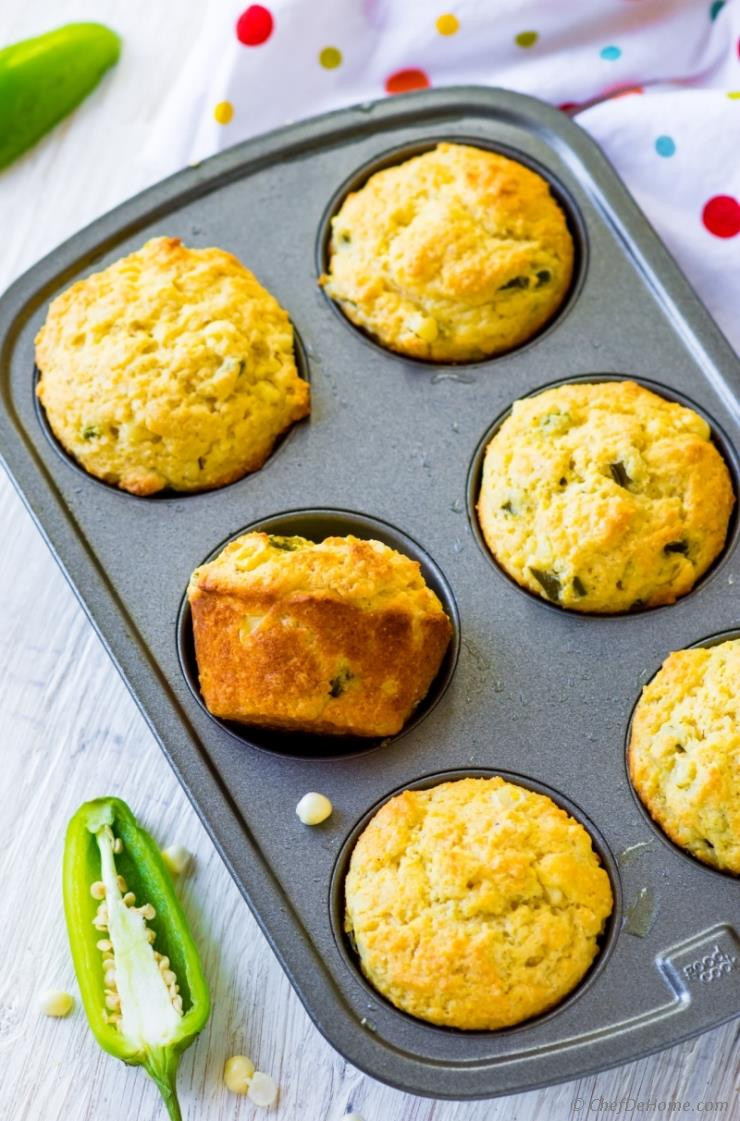 Cornbread Muffins Recipe
 Jalapeno Cornbread Muffins Recipe