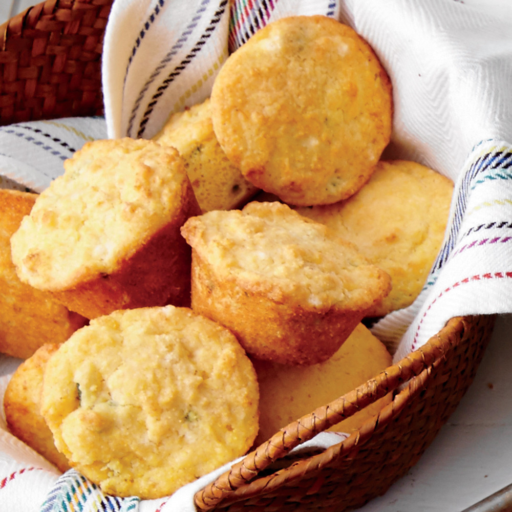 Cornbread Muffins Recipe
 Jalapeño Cornbread Muffins Recipe