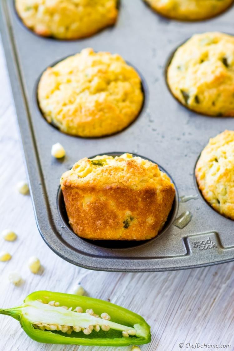 Cornbread Muffins Recipe
 Jalapeno Cornbread Muffins Recipe