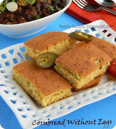 Cornbread Without Eggs
 Jalapeno Cheddar Cornbread Recipe Without Eggs Paperblog