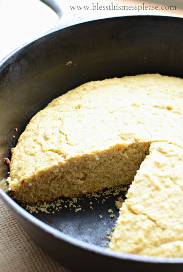 Cornbread Without Flour
 Whole Grain Cornbread — Bless this Mess