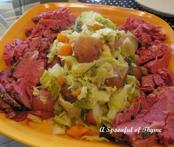 Corned Beef And Cabbage In Oven
 1000 ideas about Corned Beef And Cabbage on Pinterest