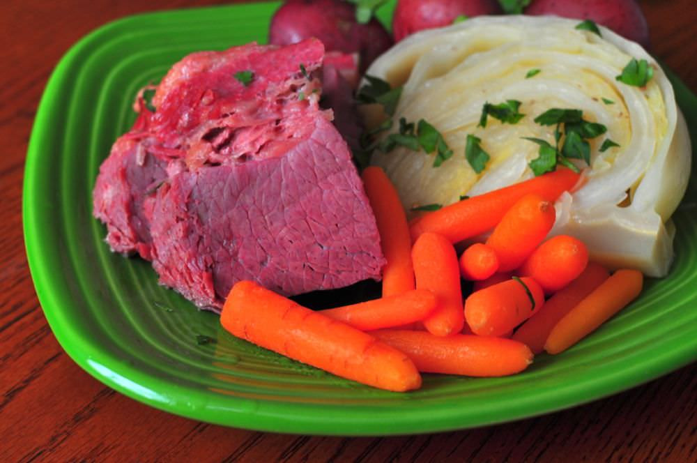 Corned Beef And Cabbage In Pressure Cooker
 Pressure Cooker Corned Beef and Cabbage Dad Cooks Dinner