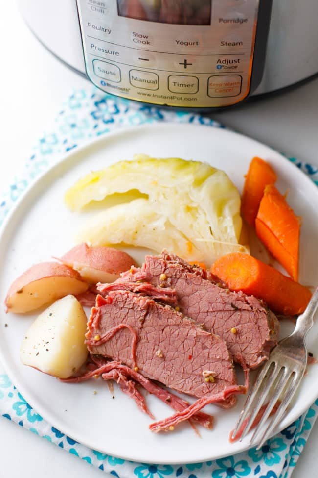 Corned Beef And Cabbage In Pressure Cooker
 Instant Pot Corned Beef and Cabbage Pressure Cooker