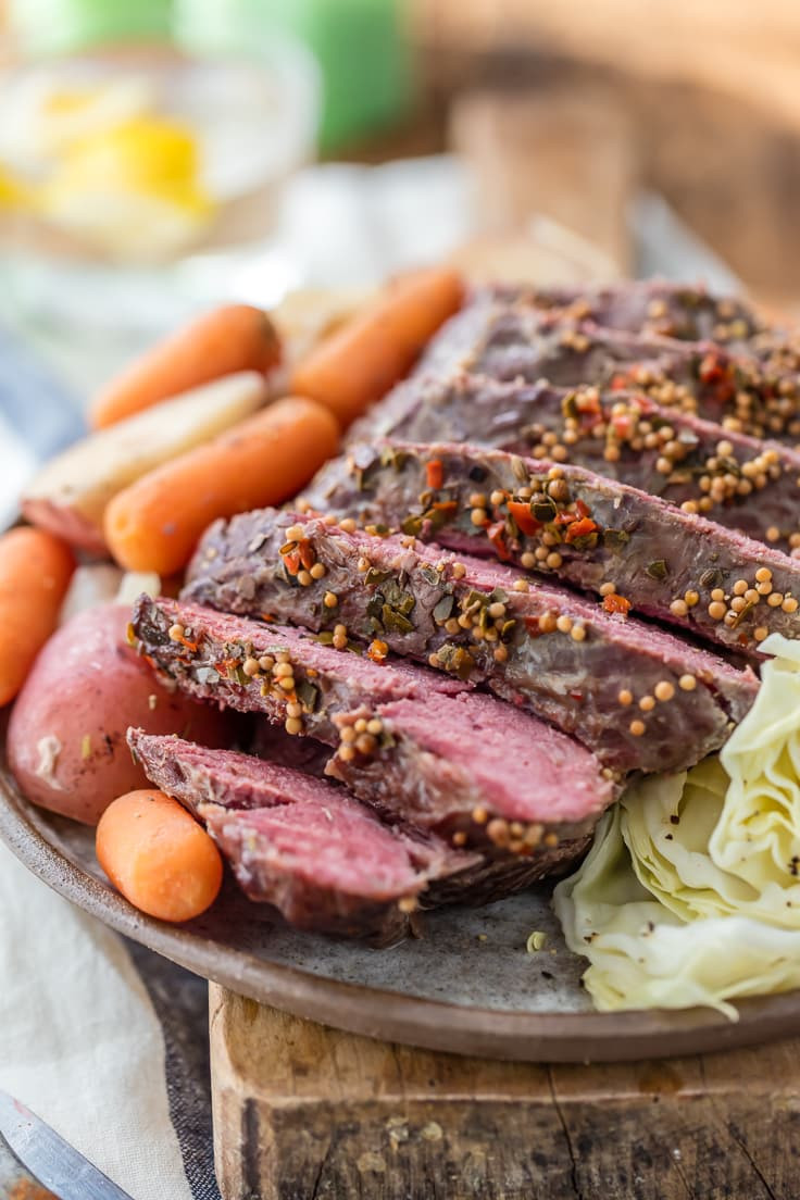 Corned Beef Cabbage
 Traditional Slow Cooker Corned Beef and Cabbage The