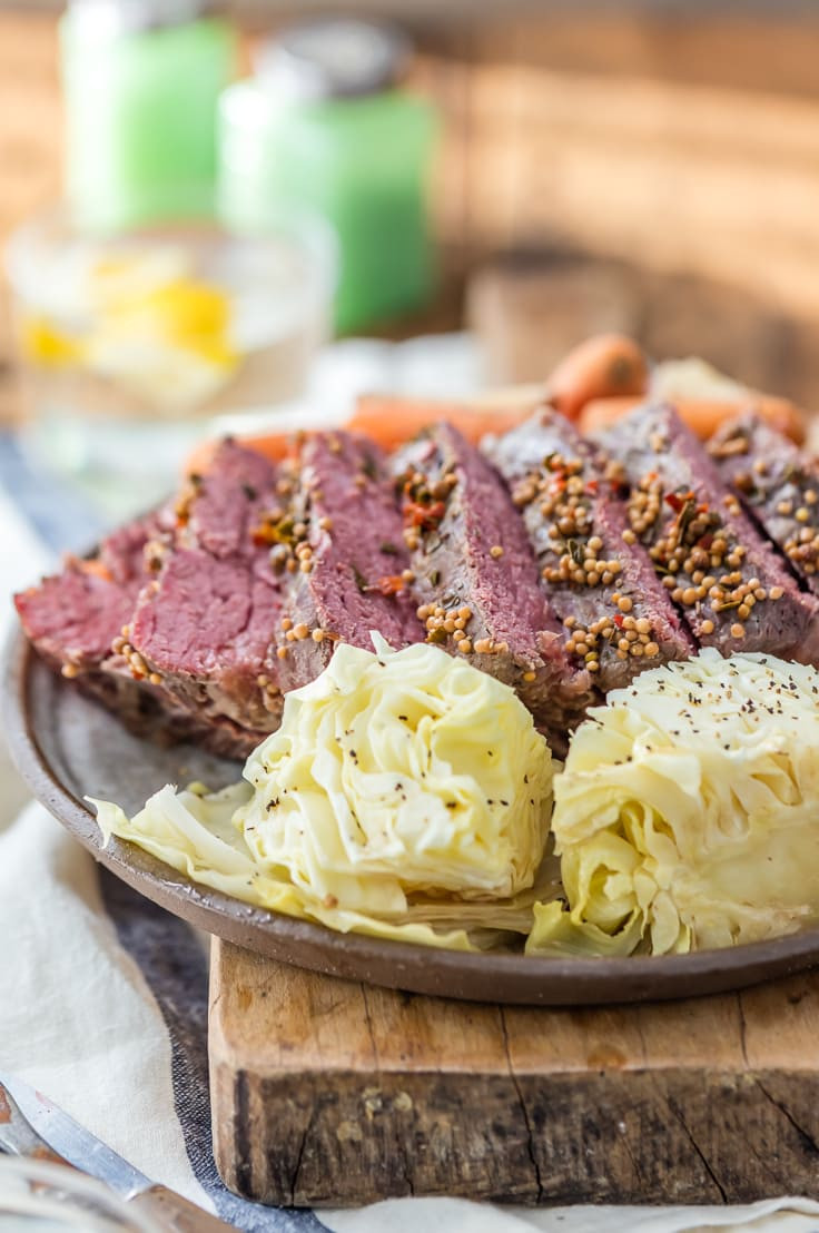 Corned Beef Cabbage
 Traditional Slow Cooker Corned Beef and Cabbage The