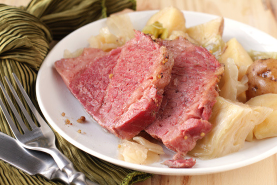 Corned Beef Crock Pot Recipe No Cabbage
 Crock Pot Corned Beef And Cabbage Recipe Genius Kitchen