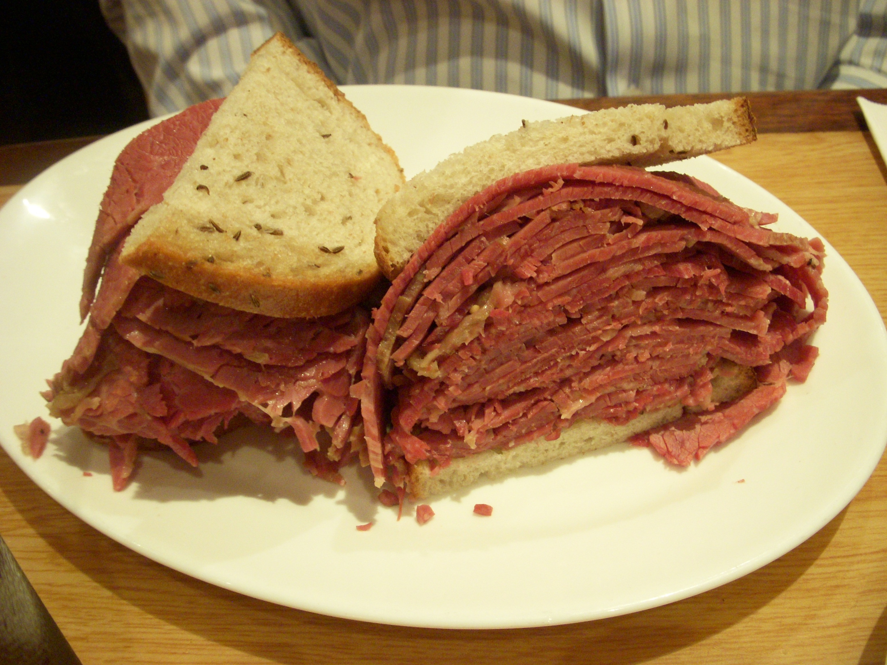 Corned Beef Sandwiches
 Deli Two Fat Bellies