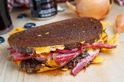 Corned Beef Sandwiches
 Corned Beef Grilled Cheese Sandwich with Guinness