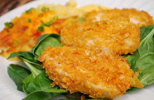 Cornflake Chicken Tenders
 What s Cookin Chicago Cornflake Chicken Tenders