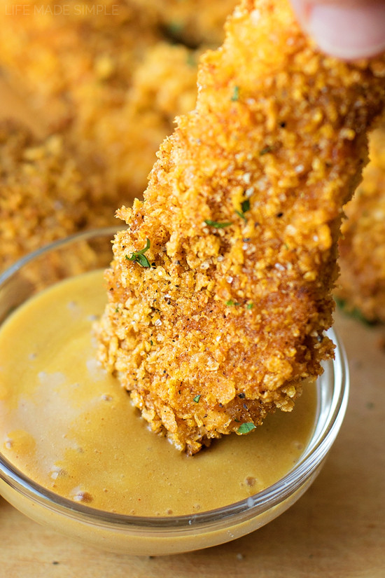 Cornflake Chicken Tenders
 Crispy Cornflake Chicken Tenders Life Made Simple