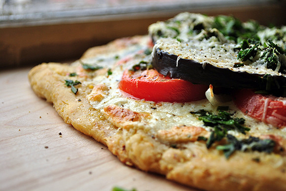 Cornmeal Pizza Crust
 Eggplant Tomato Pizza with Cornmeal Crust – My Life Runs