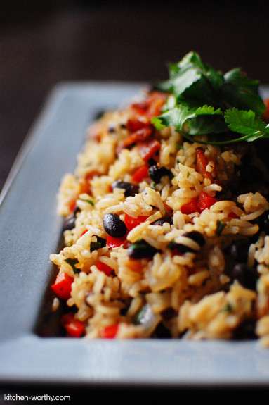 Costa Rican Rice And Beans
 Costa Rican Gallo Pinto Rice & Beans