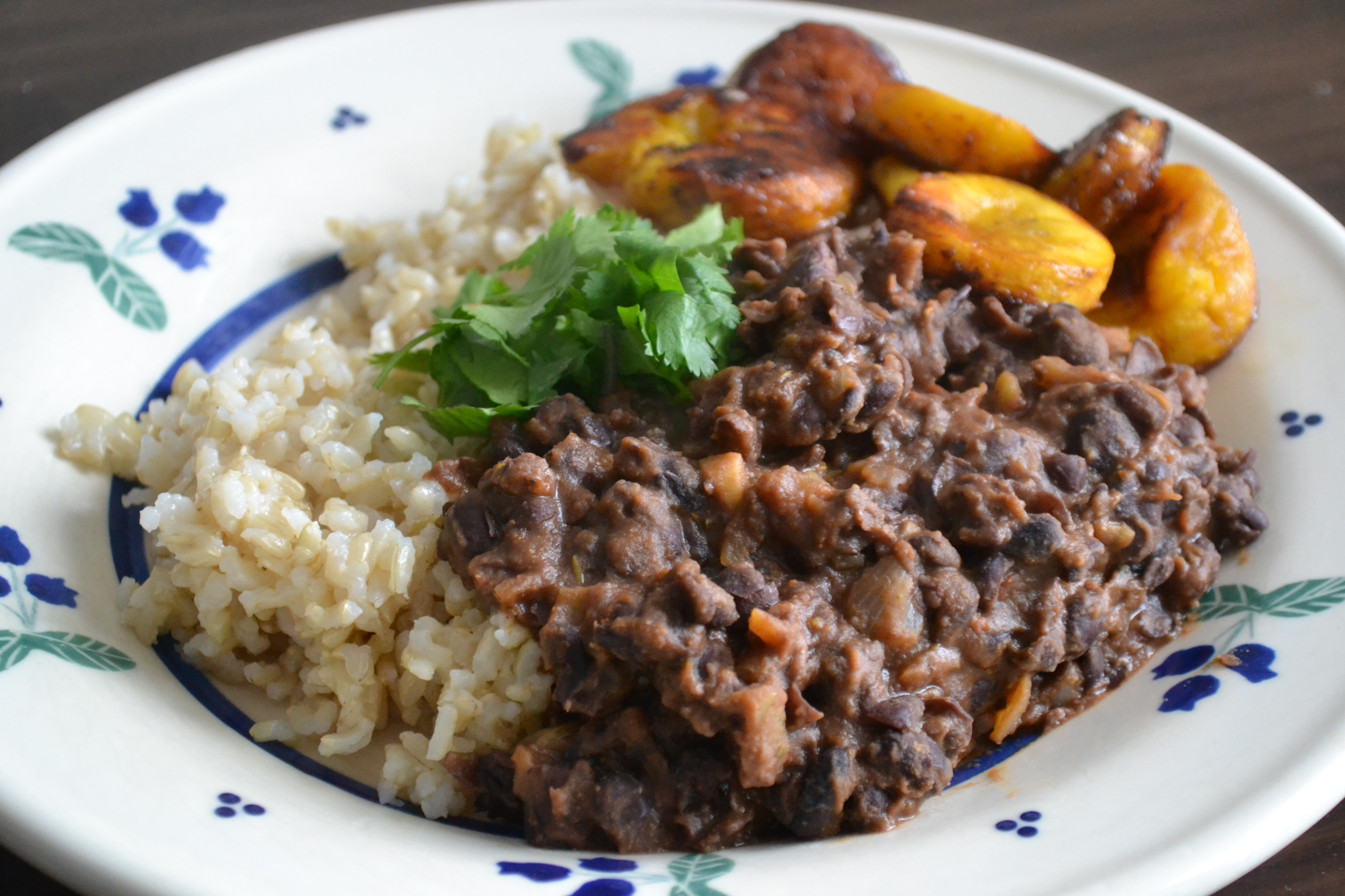 Costa Rican Rice And Beans
 Costa Rican Black Beans and Butter Honey Plantains – Warm