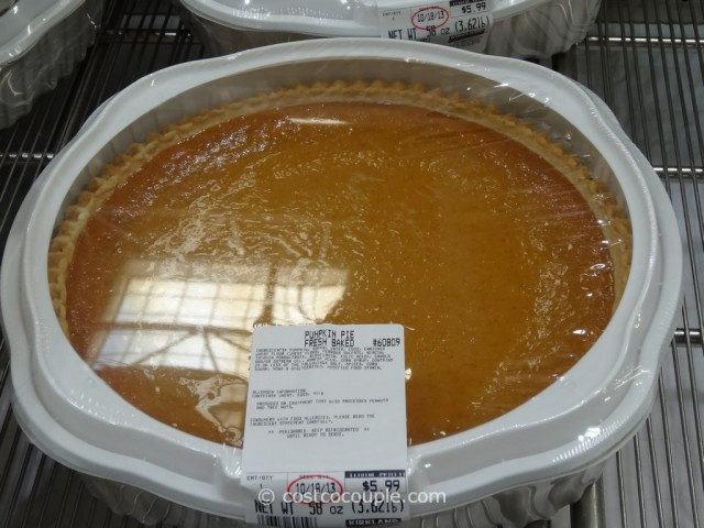 Costco Pumpkin Pie
 Pumpkin Pie