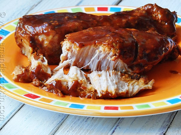 Country Style Pork Ribs Slow Cooker
 Slow Cooker Barbecued Country Style Ribs Amanda s Cookin