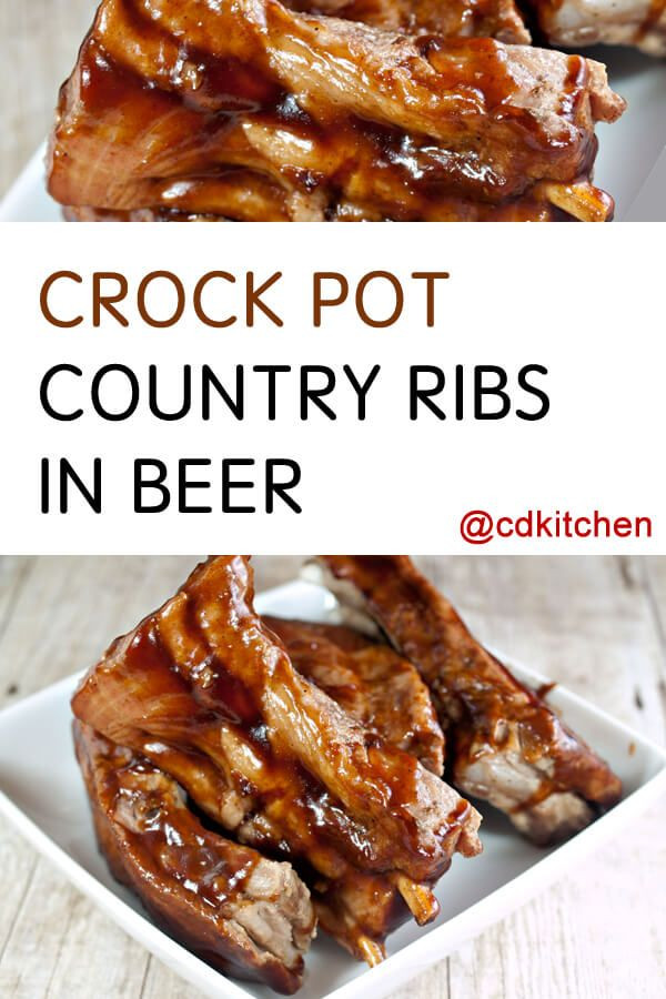 Country Style Pork Ribs Slow Cooker Beer
 Slow Cooker Country Ribs In Beer