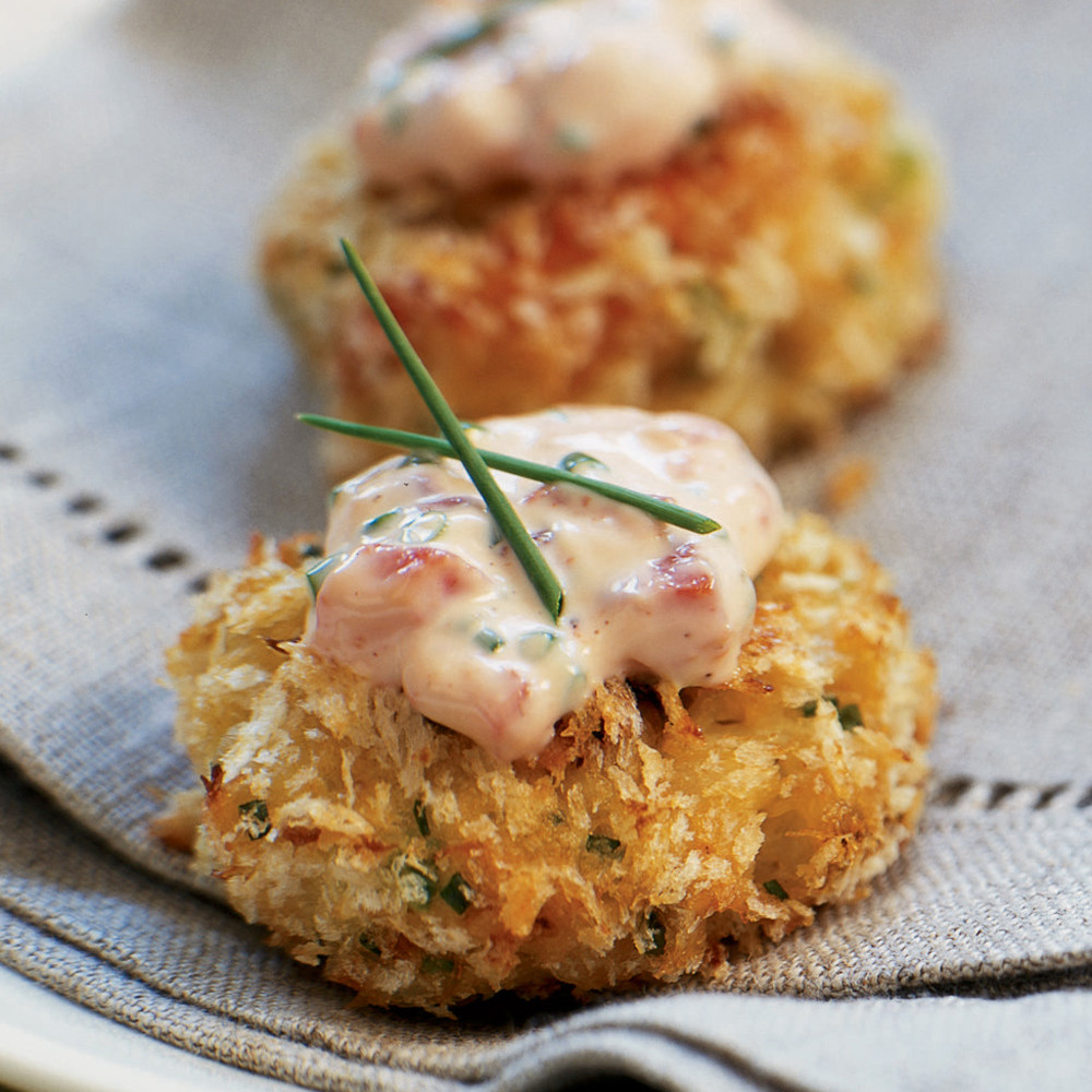 Crab Cake Recipe Panko
 Panko crusted Crab Cake Bites & Roasted Pepper Chive Aioli