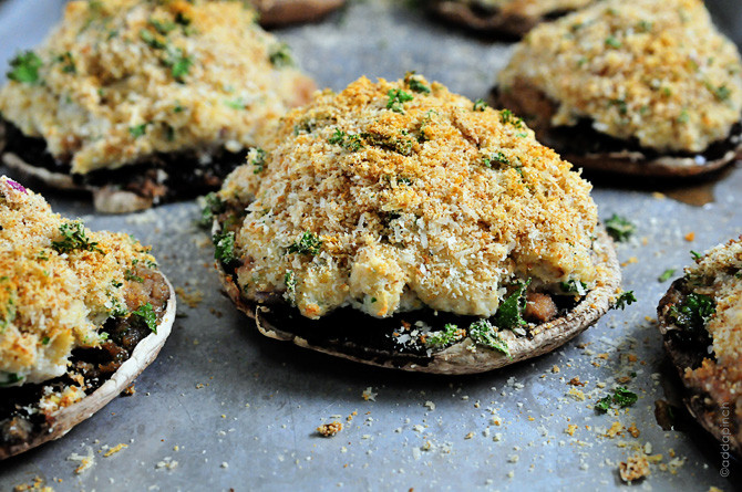 Crab Stuffed Mushroom Recipe
 Crab Stuffed Mushrooms Recipe Add a Pinch