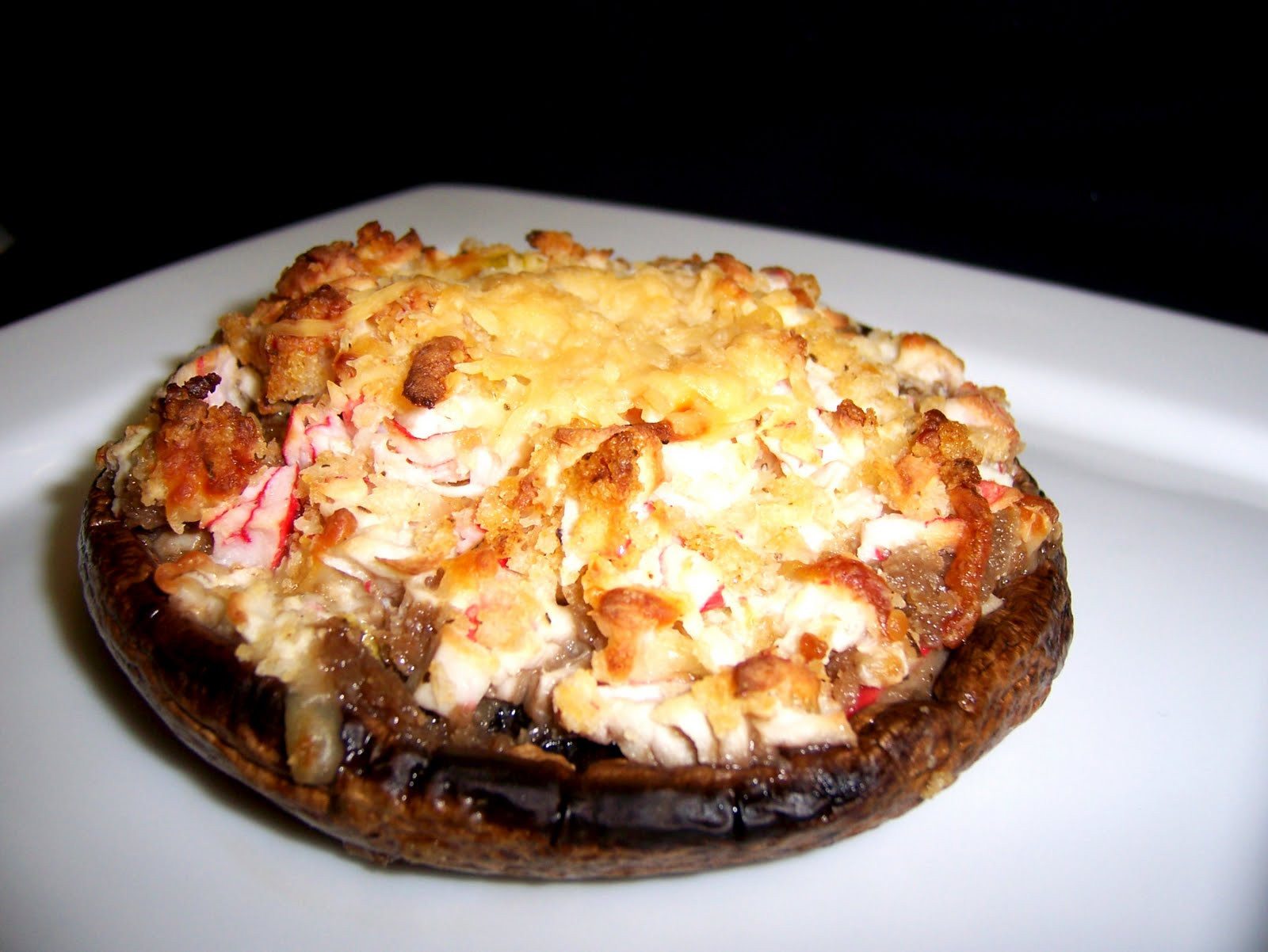 Crab Stuffed Portobello Mushrooms
 Be ing Domestic Stuffed Portobello Mushrooms