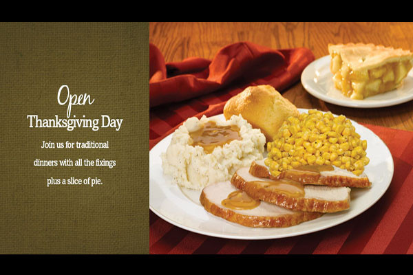 Cracker Barrell Thanksgiving Dinner
 Thanksgiving Day 2017 Restaurants Open Boston Market