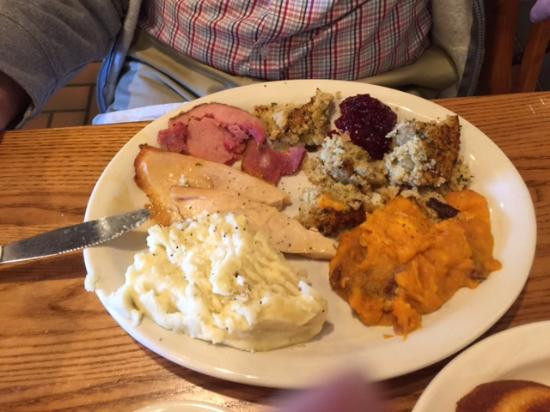 Cracker Barrell Thanksgiving Dinner
 Thanksgiving Dinner Picture of Cracker Barrel