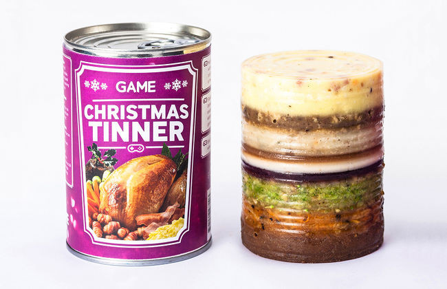 Craigs Thanksgiving Dinner In A Can
 Christmas dinner for gamers sold in a can