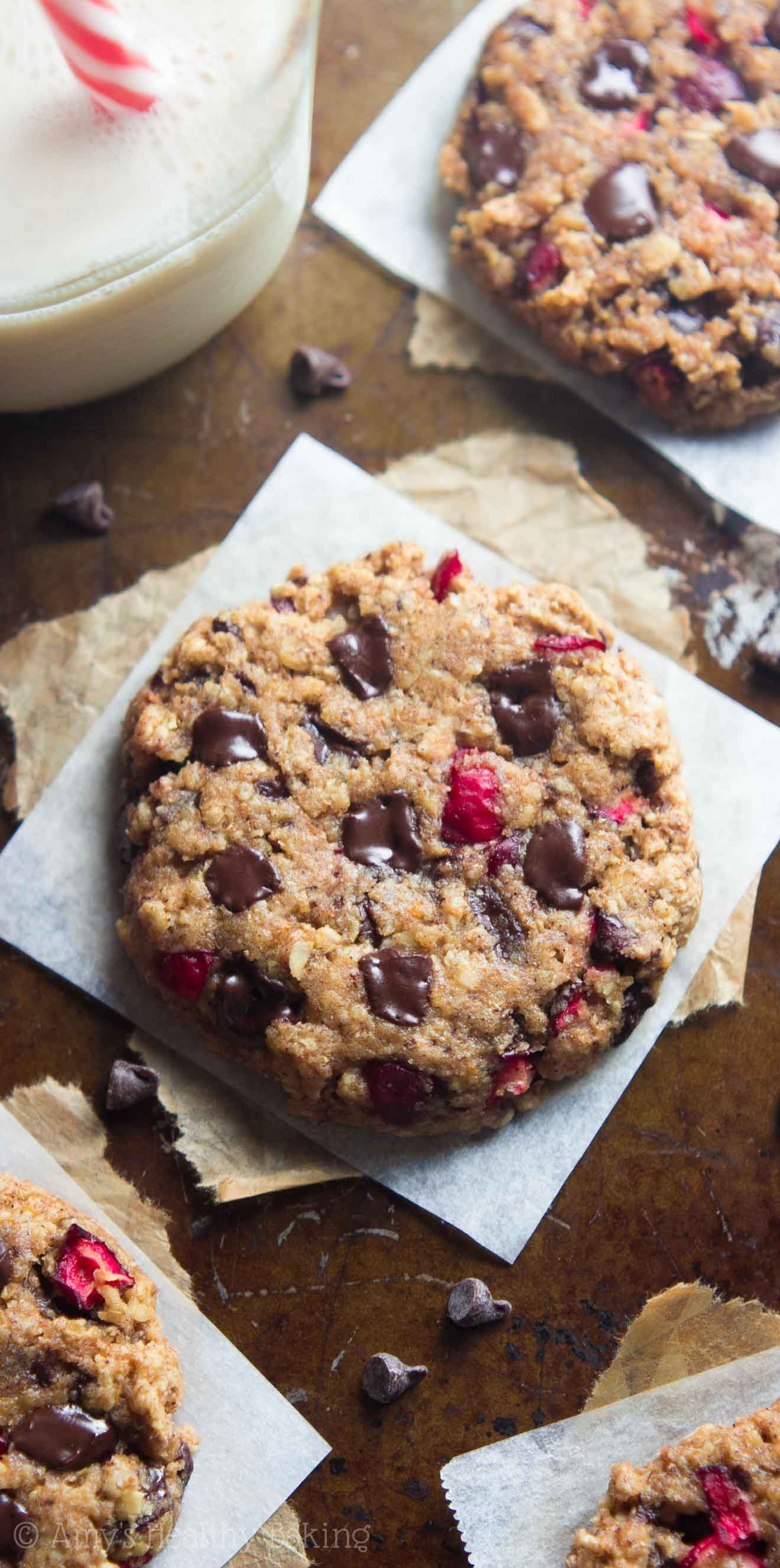 Cranberry Oatmeal Cookies
 Dark Chocolate Cranberry Oatmeal Cookies