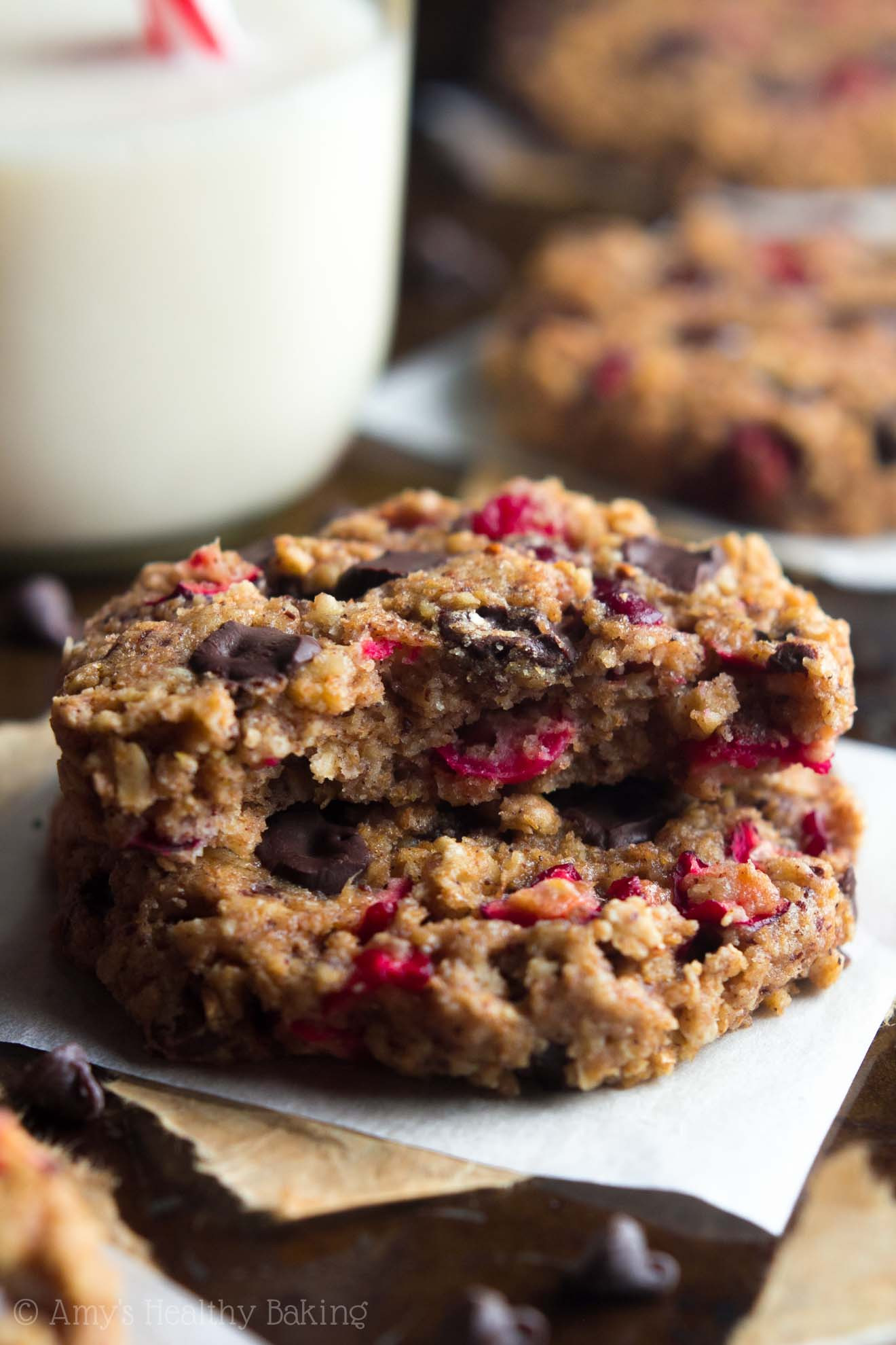 Cranberry Oatmeal Cookies
 Dark Chocolate Cranberry Oatmeal Cookies