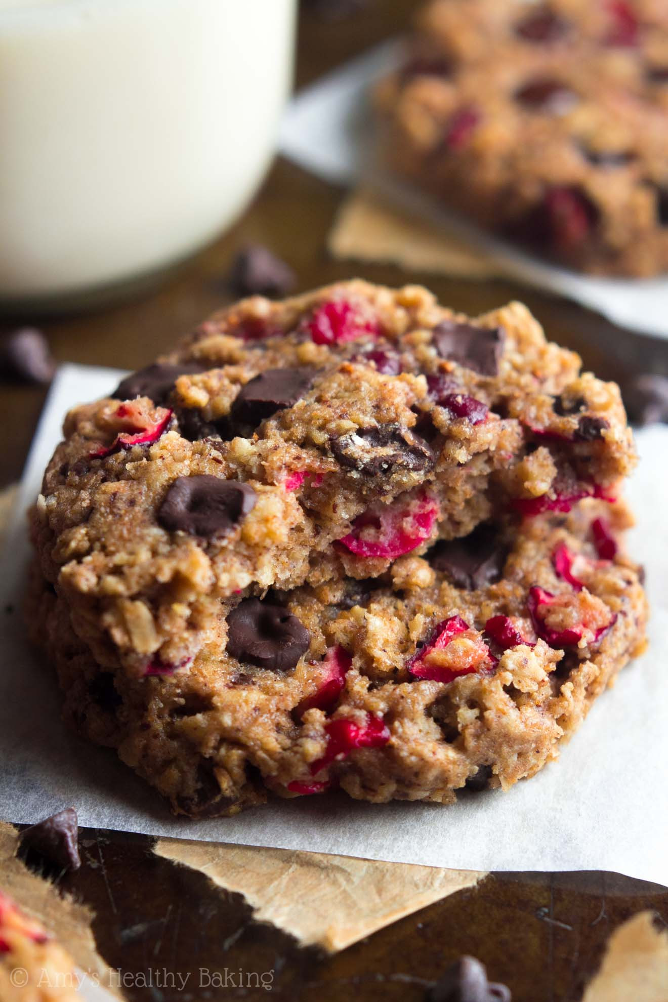 Cranberry Oatmeal Cookies
 Dark Chocolate Cranberry Oatmeal Cookies