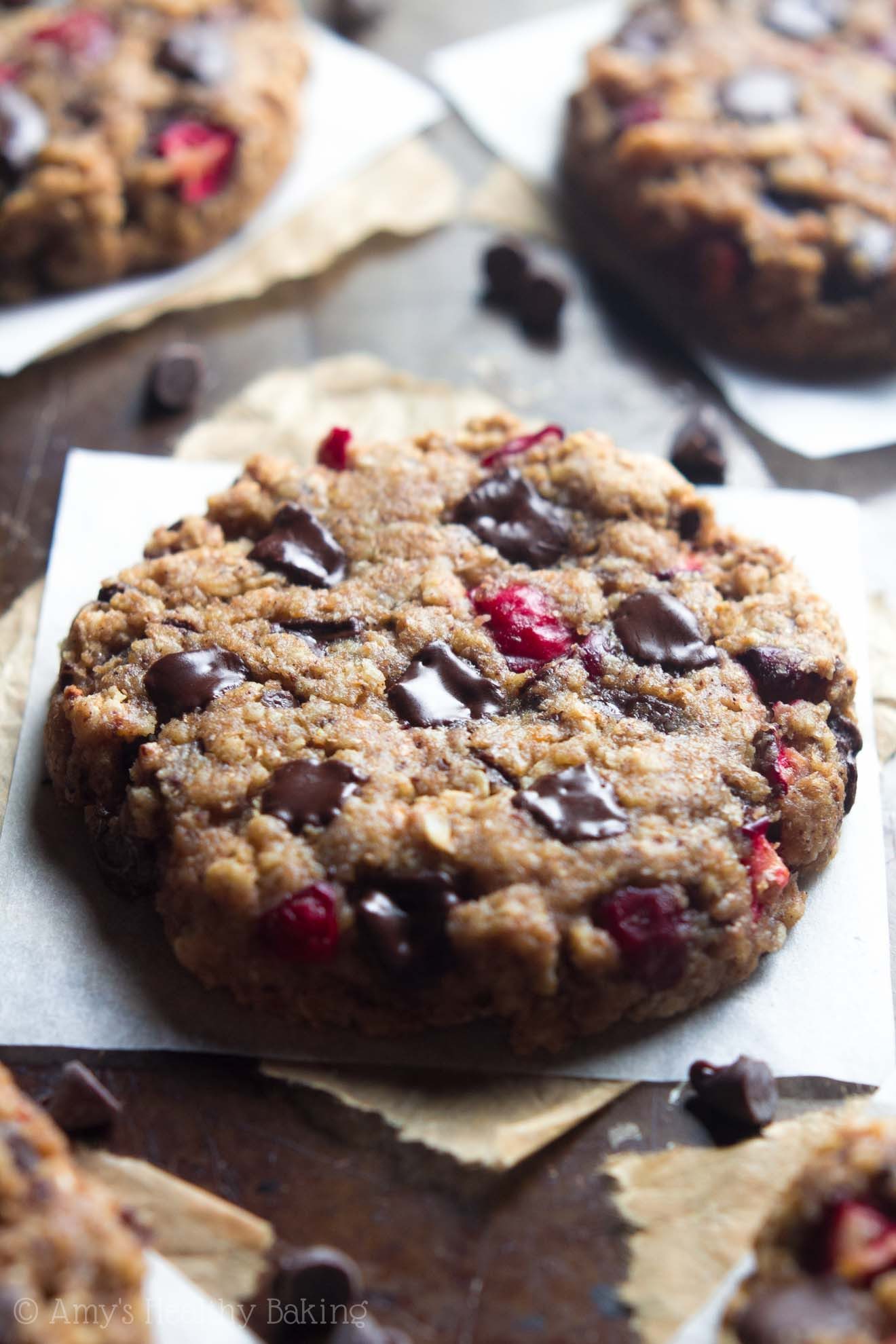 Cranberry Oatmeal Cookies
 Dark Chocolate Cranberry Oatmeal Cookies