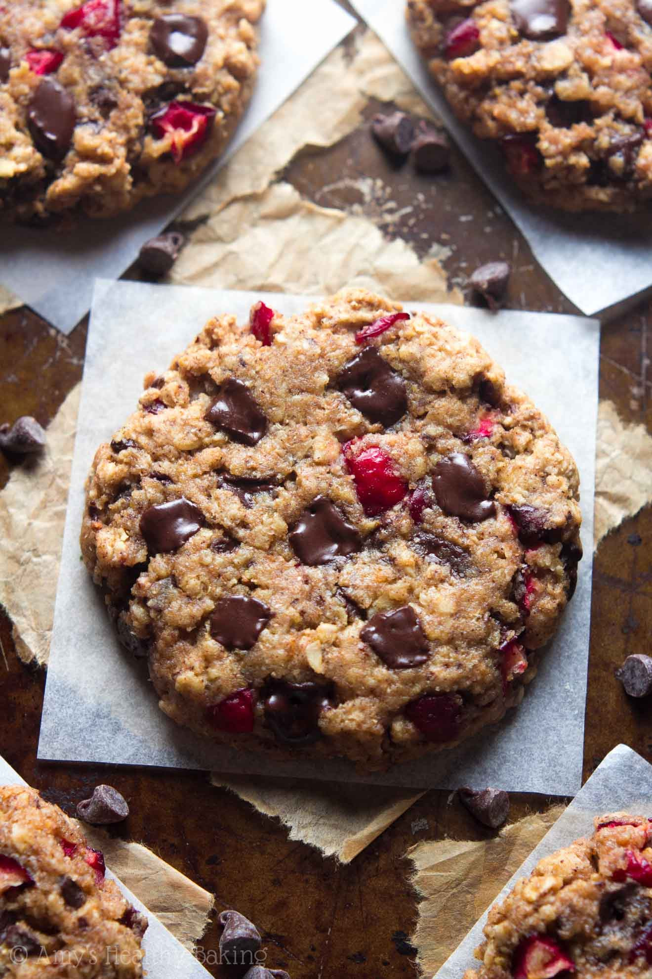 Cranberry Oatmeal Cookies
 Dark Chocolate Cranberry Oatmeal Cookies