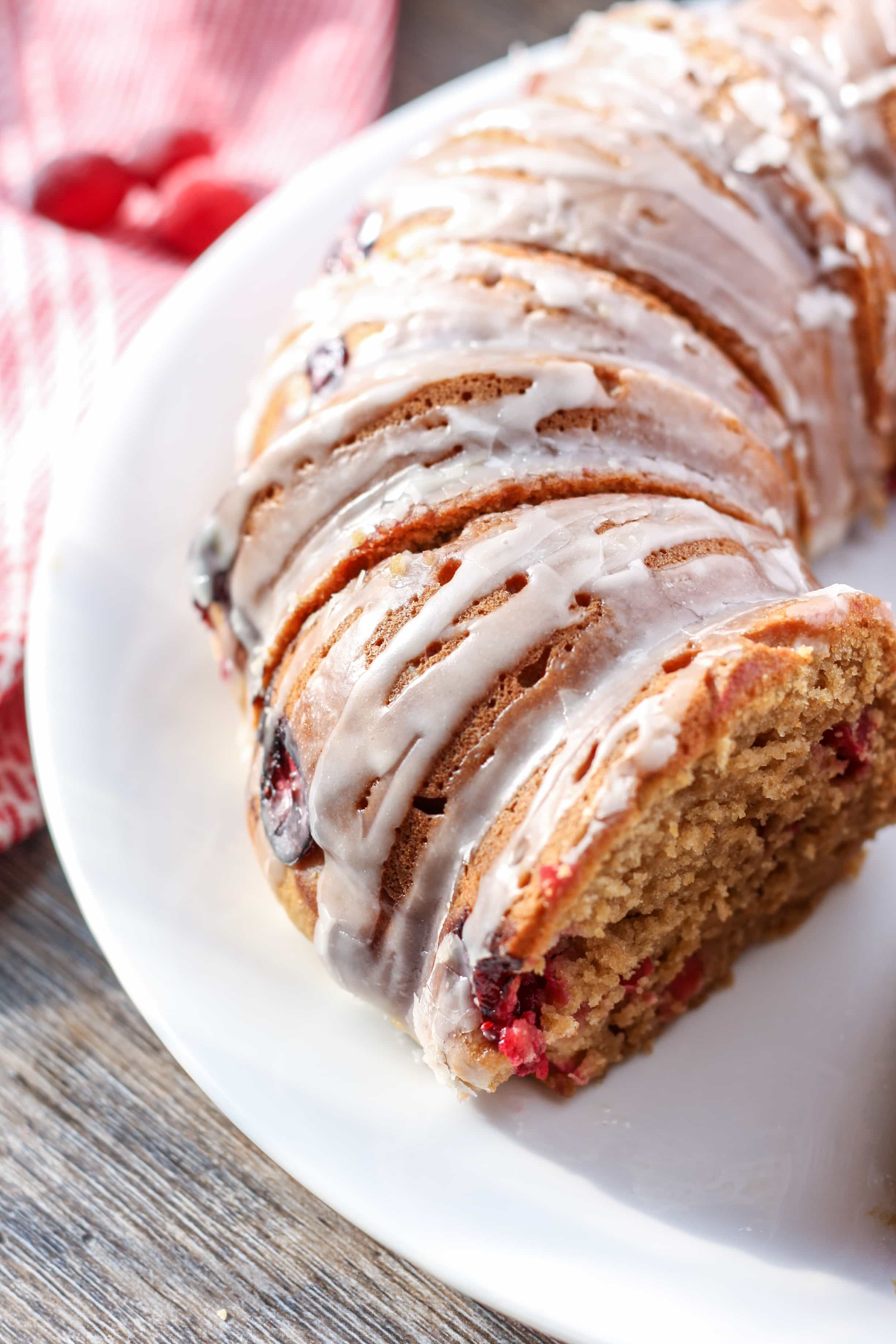 Cranberry Orange Bundt Cake
 Healthier Cranberry Orange Bundt Cake • Fit Mitten Kitchen