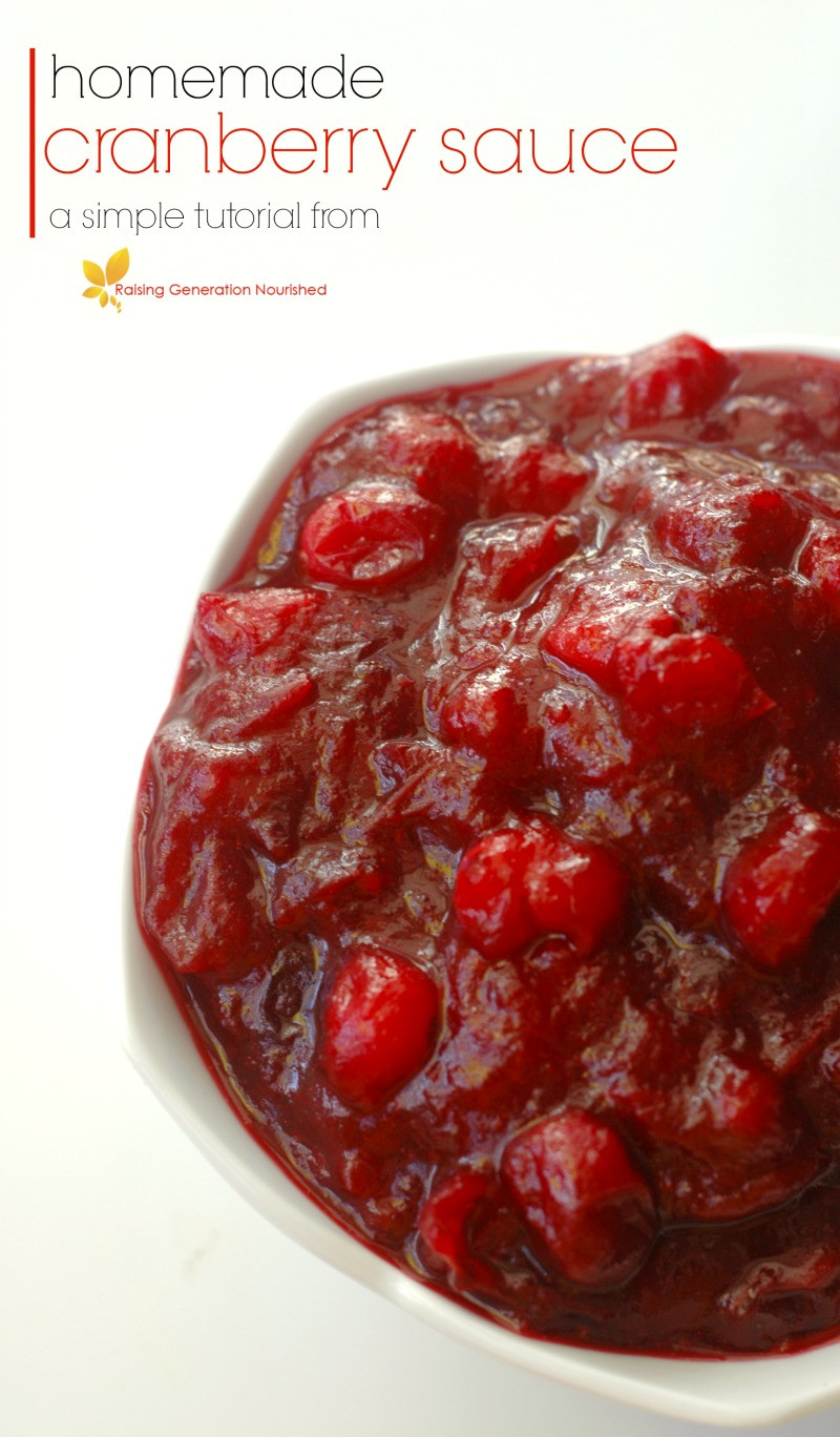 Cranberry Recipes For Thanksgiving
 Homemade Cranberry Sauce Raising Generation Nourished