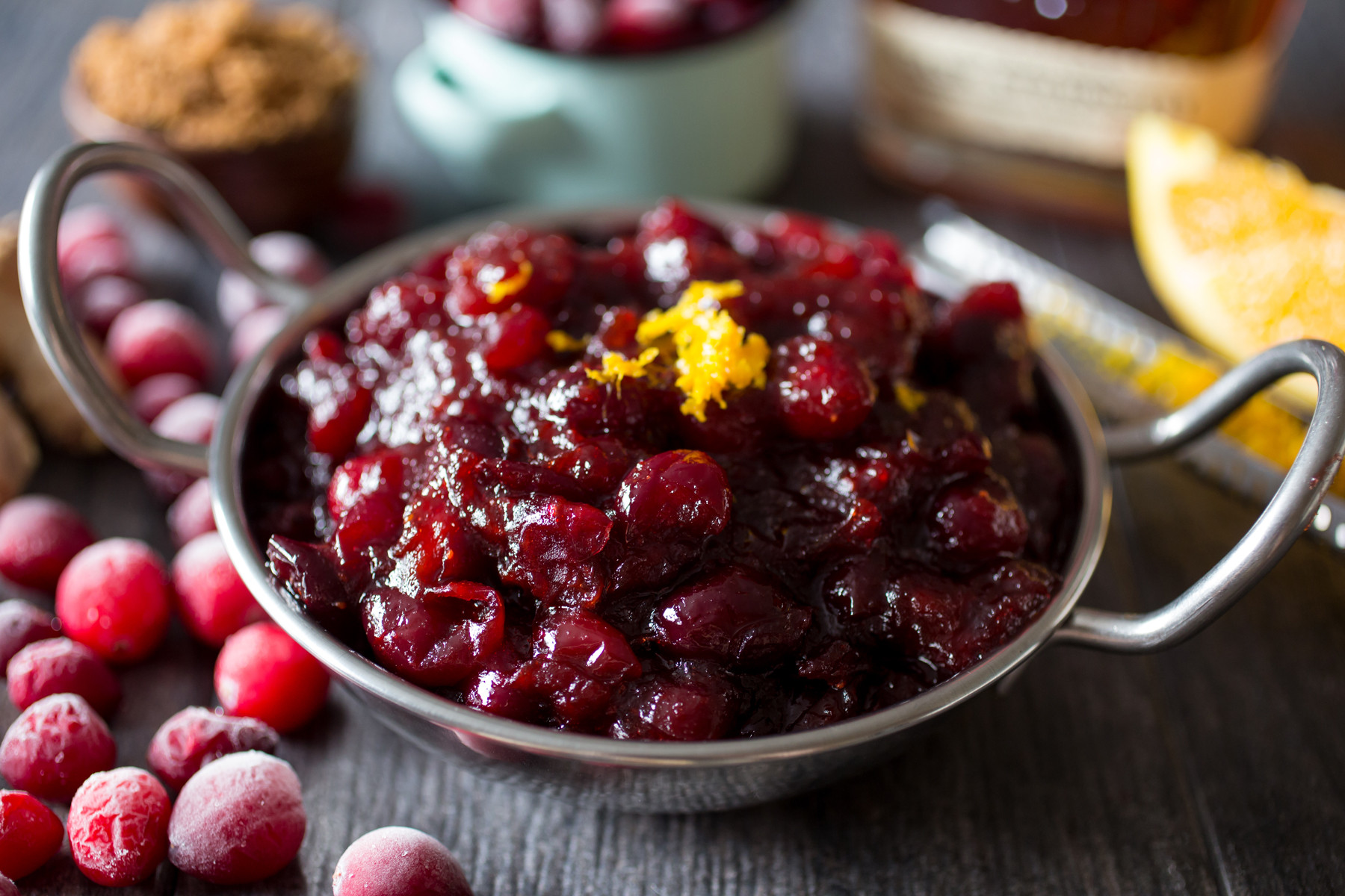 Cranberry Recipes For Thanksgiving
 Amazing 6 Ingre nt Bourbon Ginger Cranberry Sauce