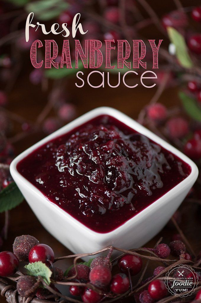 Cranberry Recipes For Thanksgiving
 Cranberry sauce Recipe