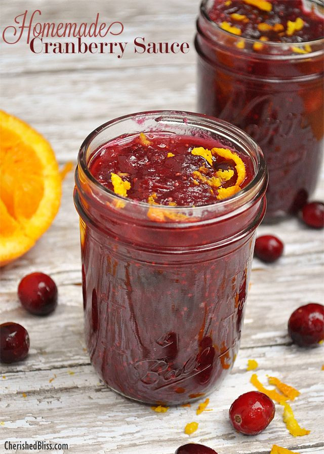 Cranberry Recipes For Thanksgiving
 Cranberry Sauce Recipe w Orange Recipe