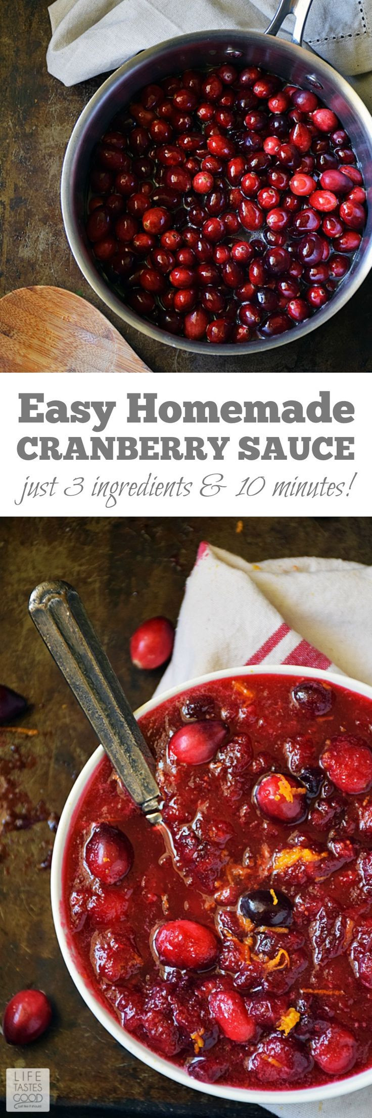 Cranberry Recipes For Thanksgiving
 Easy Homemade Cranberry Sauce