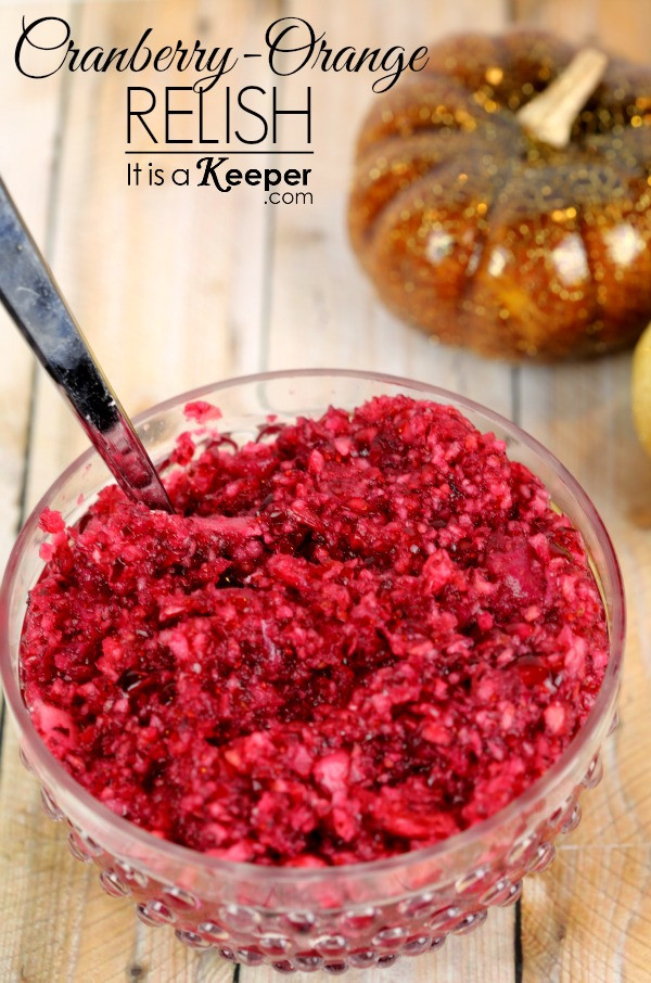 Cranberry Relish Recipes Thanksgiving
 Fresh Cranberry Orange Relish It Is a Keeper