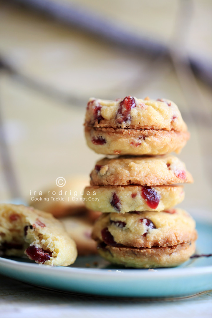 Cranberry Shortbread Cookies
 Cooking Tackle