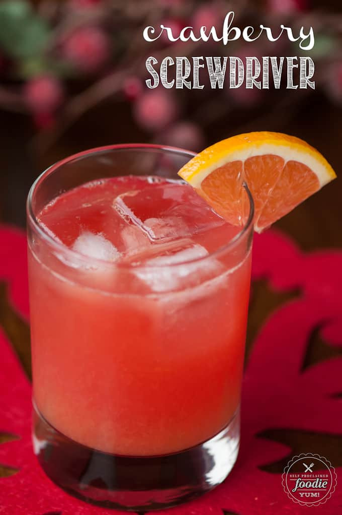 Cranberry Vodka Drinks
 Cranberry Vodka Screwdriver Drink Recipe