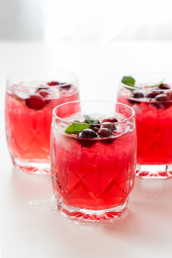 Cranberry Vodka Drinks
 Sparkling Cranberry Vodka Punch