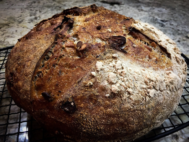 Cranberry Walnut Bread
 WALNUT CRANBERRY SOURDOUGH BREAD