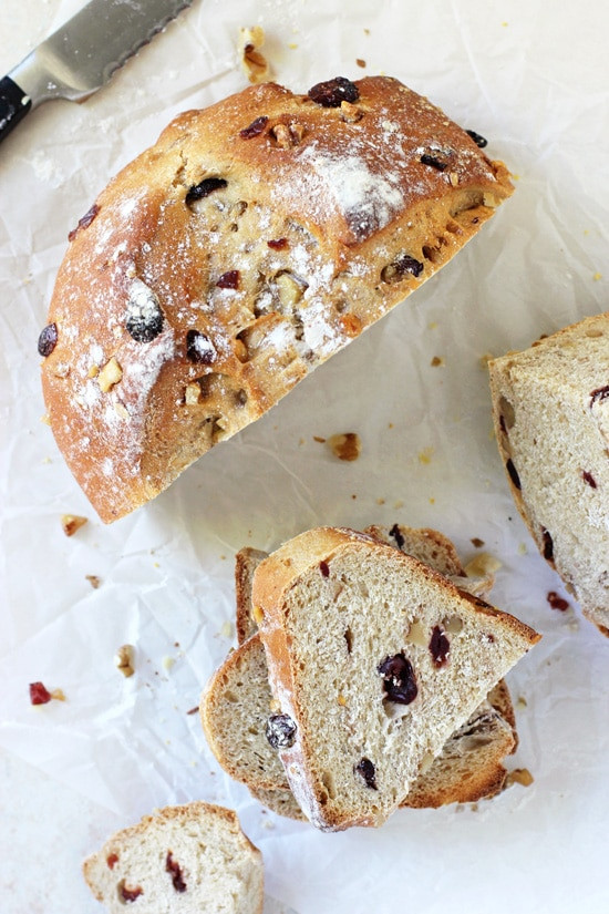 Cranberry Walnut Bread
 Cranberry Walnut Bread Cook Nourish Bliss